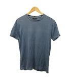 ロロピアーナ Loro Piana Tシャツ コットン 無地 ラウンドネック 半袖 M 青 ブルー /NP ■ECD009