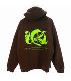  オーワイ OY DEVIL LOGO HOODIE パーカー プルオーバー フリーサイズ ブラウン 茶