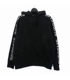 20SS Metallic Rib Hooded Sweatshirt メタリック フーディー スウェット パーカー S 黒 ブラック