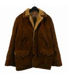 ショット SCHOTT レザー ブルゾン USA製 ボアランチジャケット 裏起毛 38 ブラウン 茶