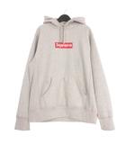 × Swarovski 19SS Box Logo Hooded Sweatshirt スワロフスキー ボックスロゴ フーディ パーカー 長袖 M グレー