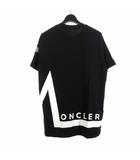 モンクレール MONCLER Tシャツ カットソー 半袖 コットン S ブラック 黒 H20918C00001 8390T