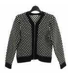 アレキサンダーワン ALEXANDER WANG ニットカーディガン 短丈 M 白 黒 CA00985