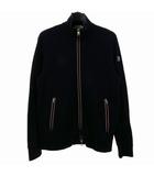 ワンポイント ロゴ フルジップ トレーナー スウェット XL ネイビー 紺 151-091-84314-00-80065