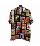 25SS HIGH TIMES HAWAIIAN SHIRT ハワイアンシャツ アロハシャツ XL 黒 ブラック
