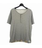 ビズビム VISVIM ヘンリーネック Tシャツ 裾パイピング 4 グレー VS0001851