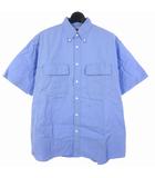 25SS B/D Field S/S Shirt フィールドシャツ 半袖 L ブルー N25SG053