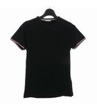 モンクレール MONCLER MAGLIA T-SHIRT Tシャツ カットソー 半袖 XS ブラック 黒 F10918C71600