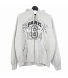 × エムエムシックスメゾンマルジェラ MM6 Margiela 24SS Zip up Hooded Sweatshirt パーカー フーディ M グレー SH2HG0002