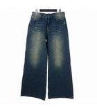 ハレ HARE ワイドフレアデニム ジーンズ S ブルー 青 HA010142TO