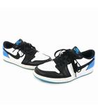 ナイキ NIKE Air Jordan 1 Low OG  Black and Dark Powder Blue UNC エアジョーダン1 ロー OG スニーカー 靴 US9 27cm ブラック アンド ダークパウダーブルー CZ0790 104 国内正規