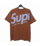 21SS Intarsia Spellout S S Top ロゴ Tシャツ カットソー 半袖 S ブラウン 茶 国内正規