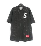 24AW S Logo Baseball Henley ベースボールシャツ 半袖 XL ブラック 黒 国内正規