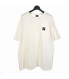 ステューシー STUSSY ワンポイント 刺繡ロゴ Tシャツ カットソー 半袖 XL 白 ホワイト