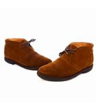 チャーチ church's スエード ライダー チャッカブーツ ショートブーツ 靴 6.5 ブラウン 茶