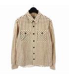 ビズビム VISVIM BLACK ELK FLANNEL フラネルシャツ チェックシャツ 1 ベージュ 0116205011023