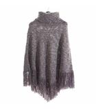 セオリー Theory ニットポンチョ セーター 2 グレー 01-9401700