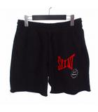 セントマイケル SAINTMICHAEL SWEAT SHORTS SAINT BLACK ショートパンツ ハーフパンツ S ブラック 黒 SM-YS8-0000-046