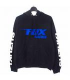 フルーツオブザルーム FRUIT OF THE LOOM FOX パーカー フーディ プルオーバー M ブラック 黒