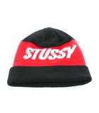 × ナイキ NIKE ニット帽 ニットキャップ 帽子 ブラック/レッド