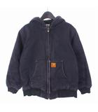 カーハート carhartt アクティブジャケット ダックフルジップパーカー ブルゾン L ネイビー 紺
