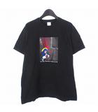 スニーカーズトラッシュ Sneakers Trash 髭ミルク 祈り Tシャツ カットソー 半袖 M ブラック 黒