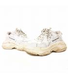 バレンシアガ BALENCIAGA Triple S トリプルエス スニーカー 靴 40 ホワイト 白 536737