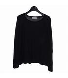 ザラ ZARA 長袖 ニット セーター L ブラック 黒
