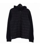 プラダ PRADA ジップアップ中綿ブルゾン ジャケット 上着 M ブラック 黒 SJC574