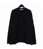 HEAVY ORGANIC COTTON JERSEY レギュラーフィット クルーネック スウェット トレーナー L ブラック 黒 K25156100075 S0A50