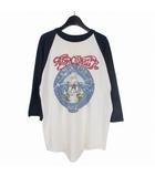 ヴィンテージ VINTAGE エアロスミス アメリカ製 Tシャツ カットソー 長袖 L ホワイト 白