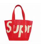 シュプリーム SUPREME 20SS Raffia Tote ラフィア トートバッグ カバン レッド 赤
