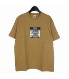 ブラックアイパッチ THE BLACK EYE PATCH DO NOT REMOVE LABEL TEE パッチロゴ Tシャツ カットソー 半袖 M ベージュ