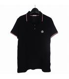 モンクレール MONCLER MAGLIA POLO MANICA CORTA ロゴ ワッペン ポロシャツ カットソー 半袖 M ブラック 黒 E10918345600 84556