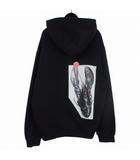 ロブスターグラフィックフーディ パーカー M ブラック 黒