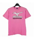 ミズノ MIZUNO Jennie Finch ソフトボール Tシャツ カットソー 半袖 S ピンク