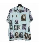 ワコマリア WACKO MARIA BOB MARLEY SS HAWAIIAN SHIRT ボブ マーリー ハワイアンシャツ アロハシャツ XL ライトブルー