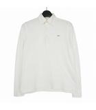 ラコステ LACOSTE ワンポイントロゴ ポロシャツ カットソー 長袖 2 ホワイト 白 KH022C