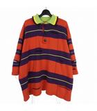 キディル KIDILL × 縷縷夢兎 rurumu Oversized Border Polo Knit オーバーサイズボーダーポロニット セーター ポロシャツ マルチカラー KL751