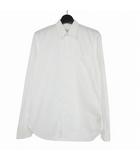 マルタンマルジェラ Martin Margiela 18SS ガーメントダイコットンポプリン スリムシャツ 長袖 39 ホワイト 白 S30DL0390 S39545 国内正規