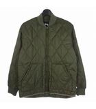 ステューシー STUSSY Quilted Military Jacket キルティングジャケット ナイロン ブルゾン S カーキ