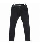 アンダーカバー UNDERCOVER ストレッチ スキニーパンツ スラックス 1 ブラック 黒 08501