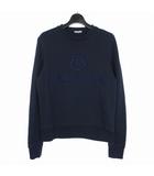 モンクレール MONCLER ロゴ刺繡 スウェット トレーナー S ネイビー 紺 H10918G00049 809KR 国内正規