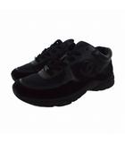 シャネル CHANEL CCロゴ ココマーク スニーカー 靴 40 ブラック 黒 G33745