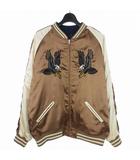 エクストララージ X-LARGE REVERSIBLE SOUVENIR JACKET リバーシブルスーベニアジャケット スカジャン 上着 XL ブラウン ブルー 茶 青 101253021011