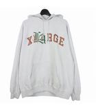 エクストララージ X-LARGE LA PATCHED HOODED SWEATSHIRT パッチフーディー パーカー XL グレー 101261012006