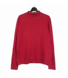 ジョンローレンスサリバン JOHN LAWRENCE SULLIVAN LOGO HI-NECK TOP タートルネックカットソー 長袖 L レッド 赤 JLS-05-04