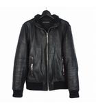 ワコマリア WACKO MARIA ラムレザー 羊革 ライダース レザージャケット ブルゾン XL ブラック 黒
