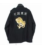 ワコマリア WACKO MARIA 天国東京 虎 M-65 ジャケット ブルゾン XL ブラック 黒