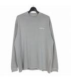 シュプリーム SUPREME 23AW Mock Neck L/S Top ロングスリーブ ロンT Tシャツ カットソー 長袖 M グレー